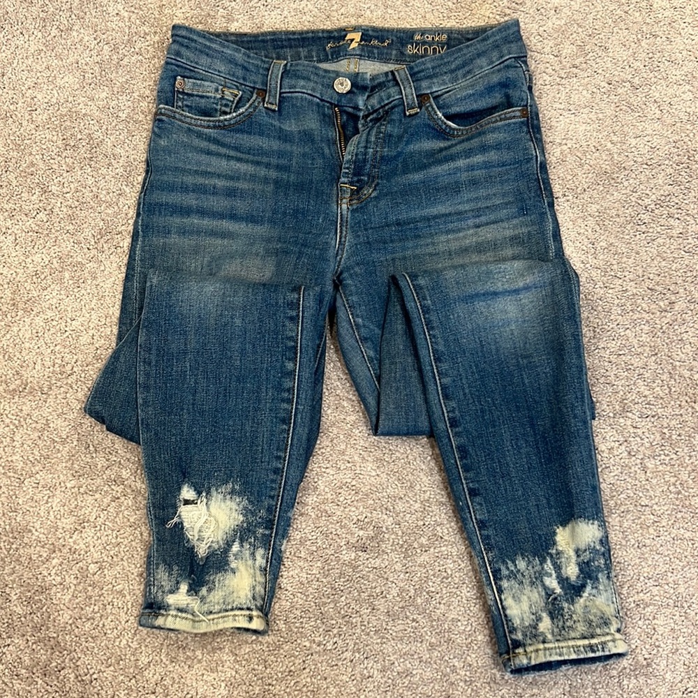 7 for all mankind skinny jeans